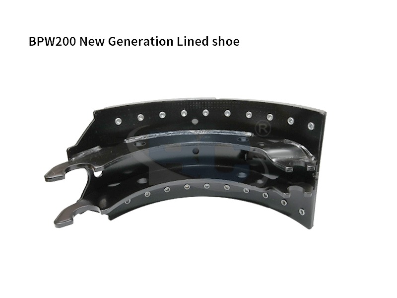 BPW200 Lineed Brake Shoe